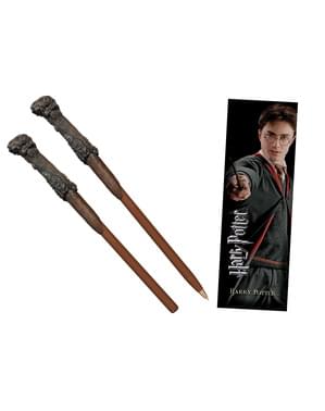 Set pix baghetă și semn de carte Harry Potter