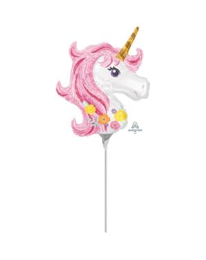 Μικρό Μπαλόνι foil Unicorn (22x25 cm) - Pretty Unicorn