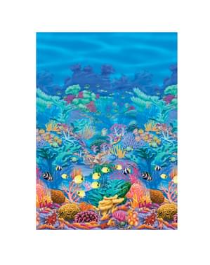 Dekoratic hawaii tapet med koral marine baggrund