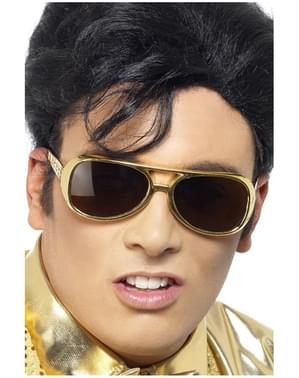 Gafas de sol de Elvis doradas