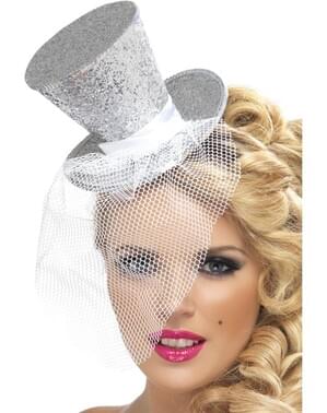 Petit chapeau argenté Fever