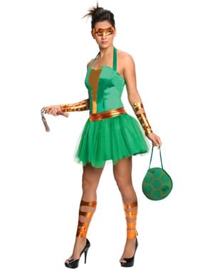 Disfraz de Michelangelo de las Tortugas Ninja para mujer