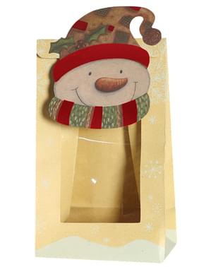 3 Snowman Christmas Gift Bags