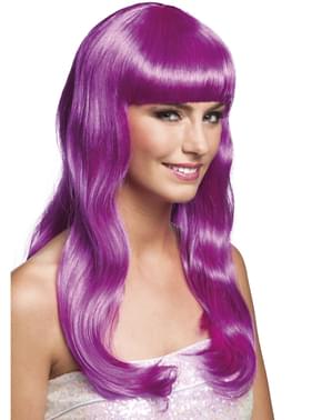 Womens purple Chique wig