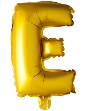 Globo foil letra E dorado (102 cm)