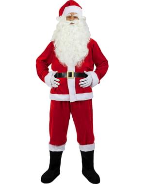Disfraz de Papá Noel Deluxe para hombre talla grande