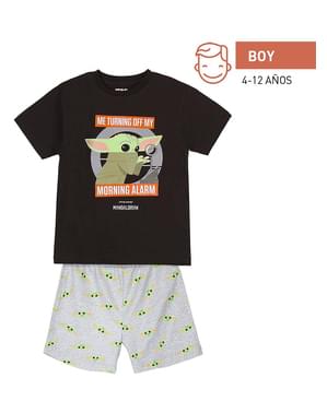 Pijamale scurte Baby Yoda The Mandalorian pentru băieți - Star Wars