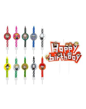 11 velas cumpleaños Harry Potter Kawaii
