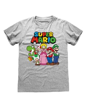 Super Mario Bros Karakteres Póló Felnőtteknek - Nintendo