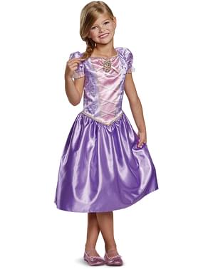 Maskeraddräkt Rapunzel klassisk för barn