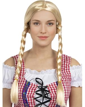 Peruca de Oktoberfest para mulher