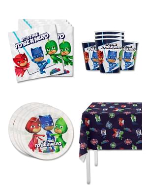 Kit décoration anniversaire Pyjamasques 8 personnes