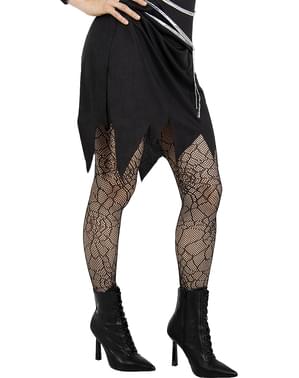 Collants toile d'araignée femme