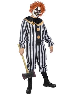 Costum de clovn înfricoșător de lux pentru bărbați