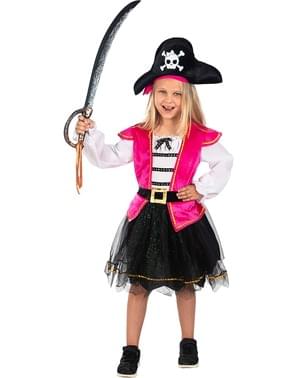 Pink Pirate Costume for Girls