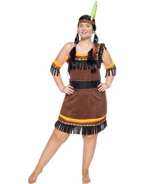 Costum de indiancă de lux pentru femei dimensiune mare