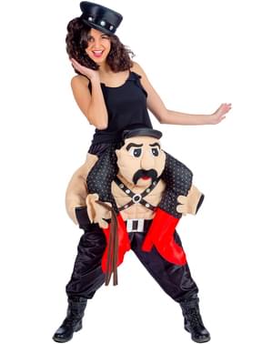 Disfraz a hombros de Stripper Sado para mujer
