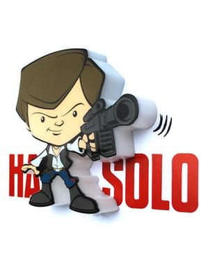 Dekorative Nachttischlampe 3D Han Solo cartoon
